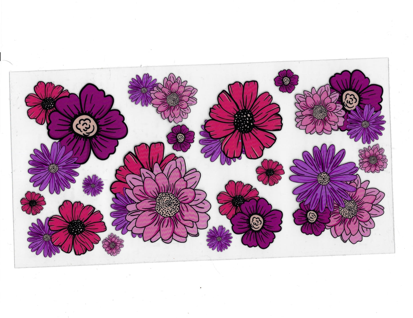 Purple and Pink Flowers - #365