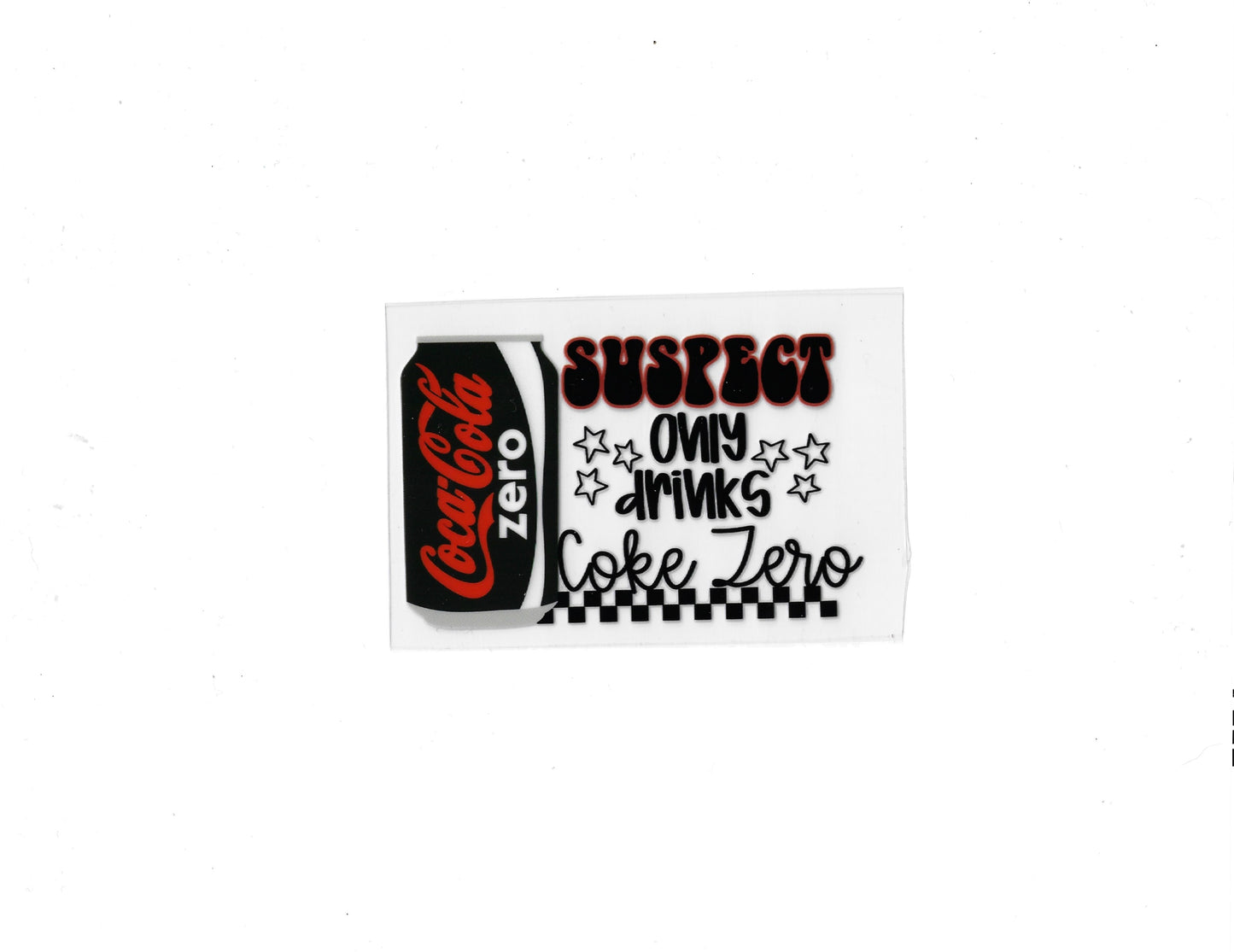 Suspect Only Drinks Coke Zero - #674