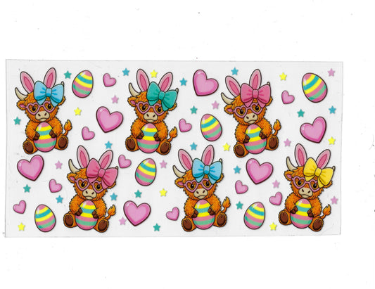 Highland Cow Easter Eggs - #637