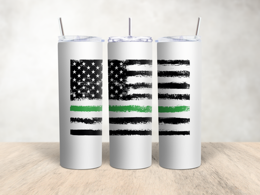 Green Line Flag