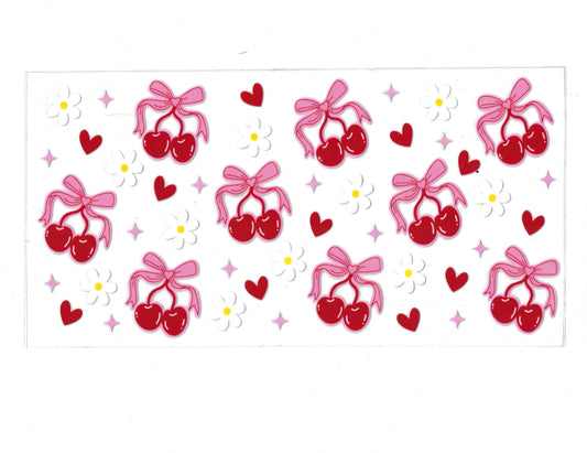 Bows, Cherries and Daisies - #352