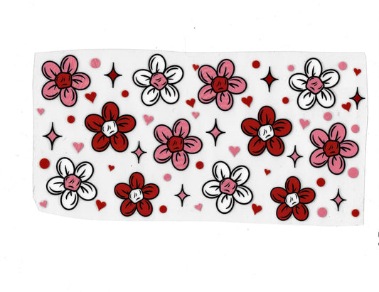 Red Pink White Flowers - #363