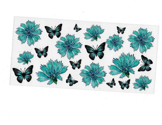 Butterflies and Flowers - #367