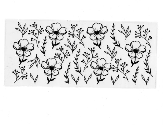 Black Flowers - #364