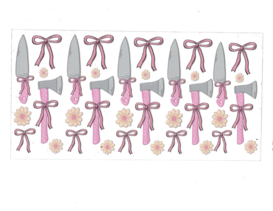 Pink Bow Scary - #712