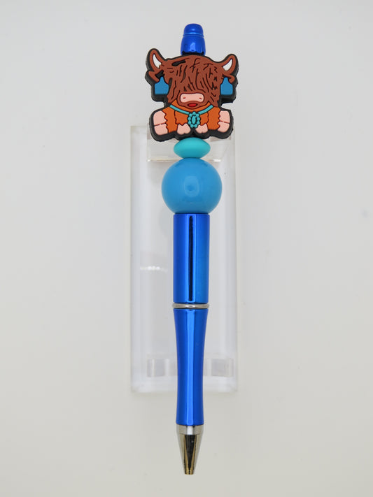 Blue Highland Cow