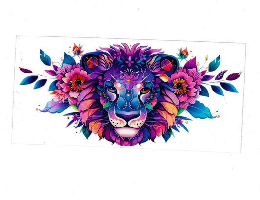 Lion and Flowers - #690